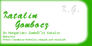 katalin gombocz business card